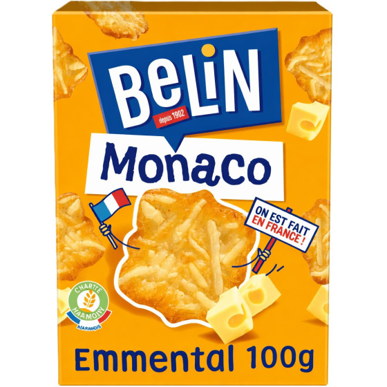 BISCUITS MONACO EMMENTAL BELIN 100G
