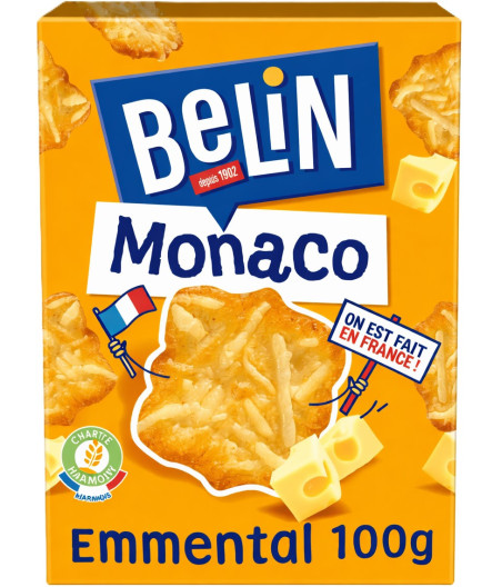 BISCUITS MONACO EMMENTAL BELIN 100G