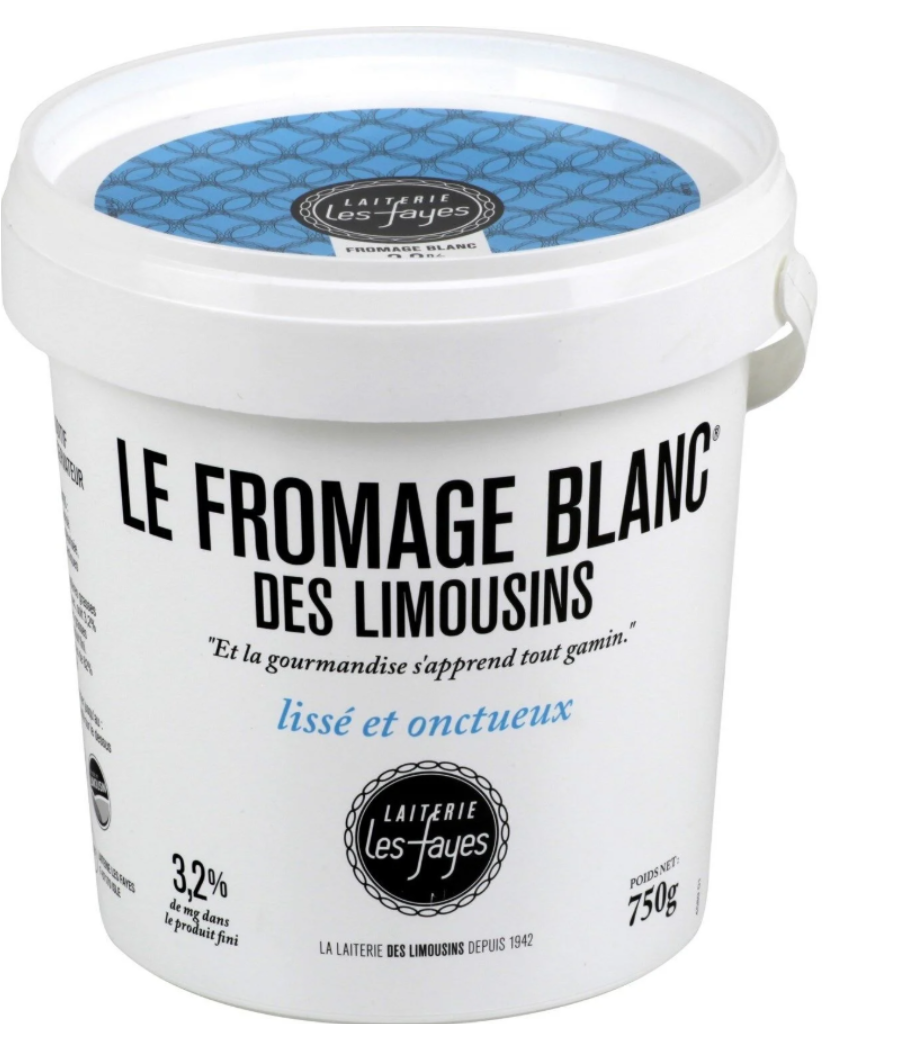 LE FROMAGE BLANC DES LIMOUSINS 750 G