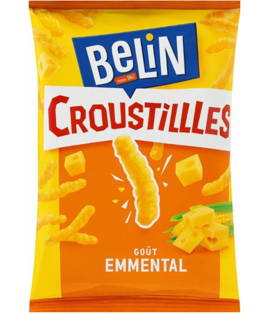 CHIPS CROUSTILLES SAVEUR EMMENTALE BELIN 35G