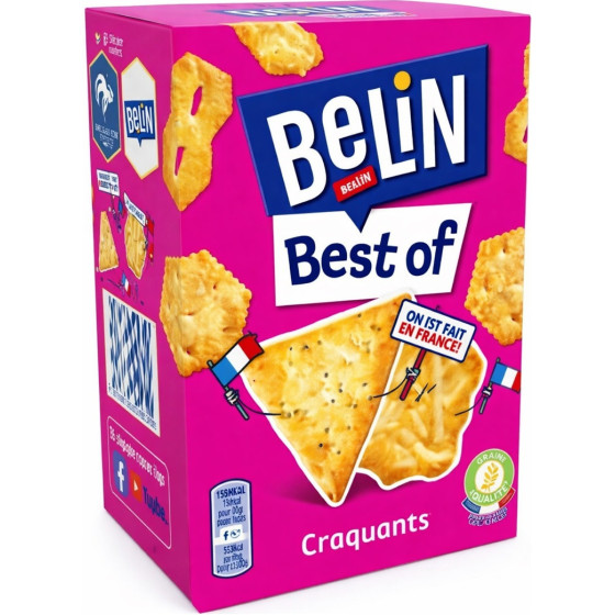 BISCUITS CRACKERS BEST OF CRAQUANTS BELIN 50G