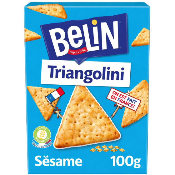 BISCUITS TRIANGOLINI SESAME BELIN 100G
