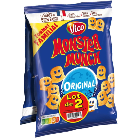 BISCUIT APERITIFS MONSTER MUNCH 2 X 135G