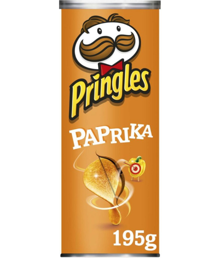 CHIPS TUILES PAPRIKA PRINGLES 195G