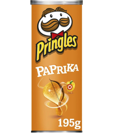 CHIPS TUILES PAPRIKA PRINGLES 195G