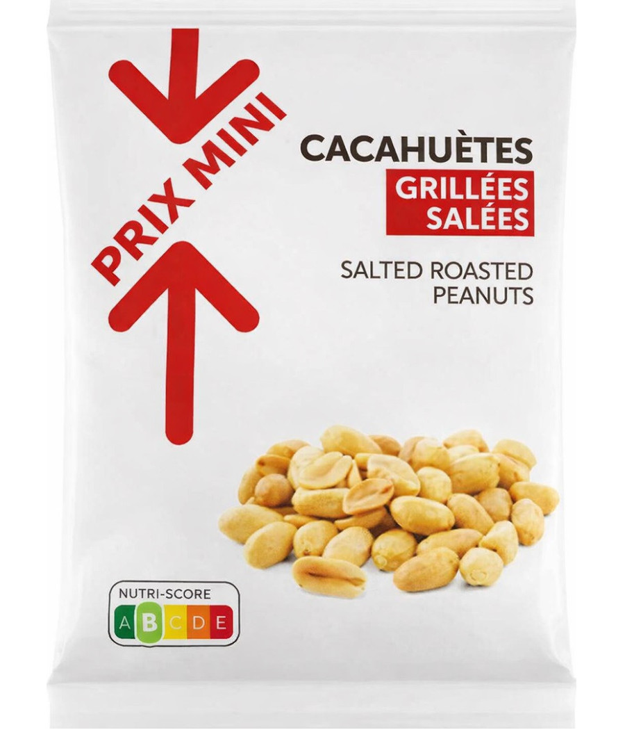 CACAHUETES GRILLEES ET SALEES PRIX MINI 250G