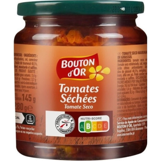 TOMATES SECHEES BOUTON D'OR 280G