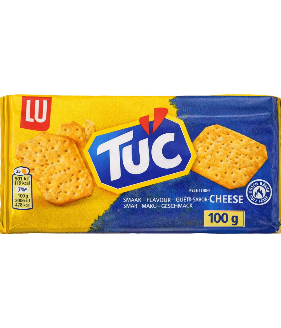 BISCUITS TUC GOUT FROMAGE LU 100G