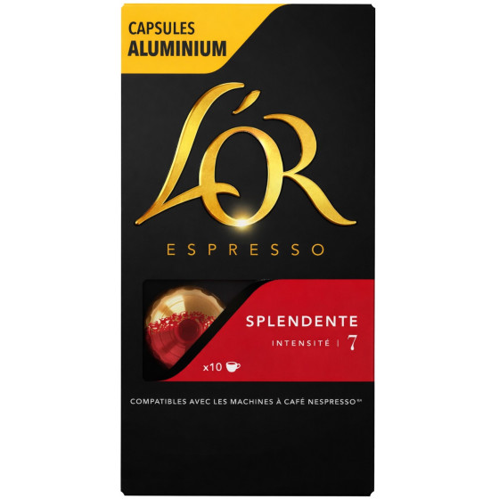 CAPSULE CAFE ESPRESSO SPLENDENTE NESPRESSO L'OR 52G