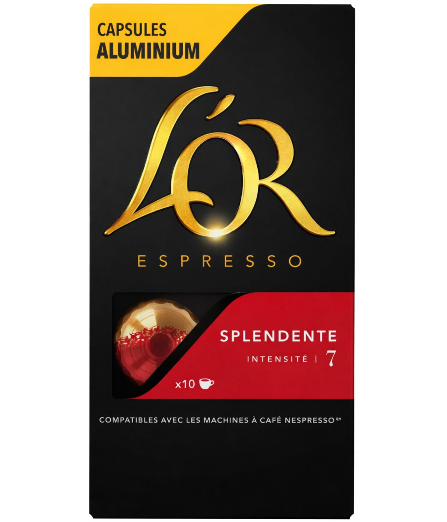 CAPSULE CAFE ESPRESSO SPLENDENTE NESPRESSO L'OR 52G