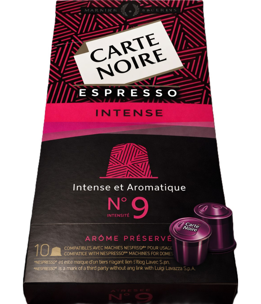 CAPSULES CAFE ESPRESSO INTENSE CARTE NOIRE 53G