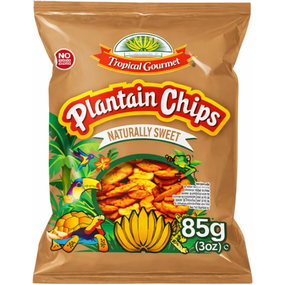 CHIPS PLANTIN NATURE TROPICAL GOURMET 85G