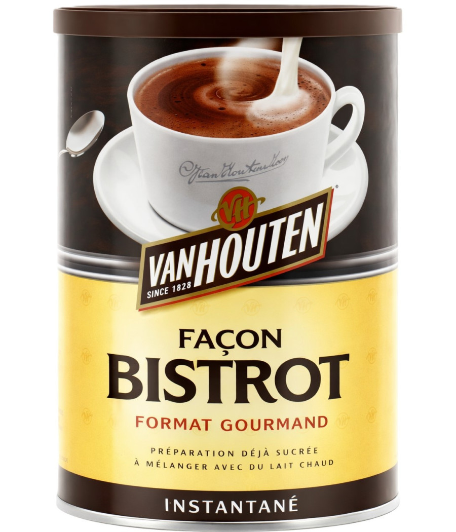 CHOCOLAT EN POUDRE FACON BISTROT VAN HOUTEN 425G
