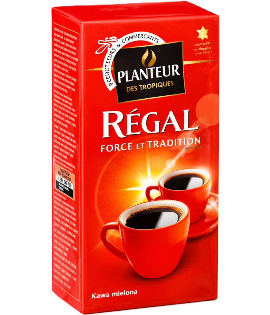 CAFE MOULU REGAL FORCE ET TRADITION PLANTEUR DES TROPIQUES 250G