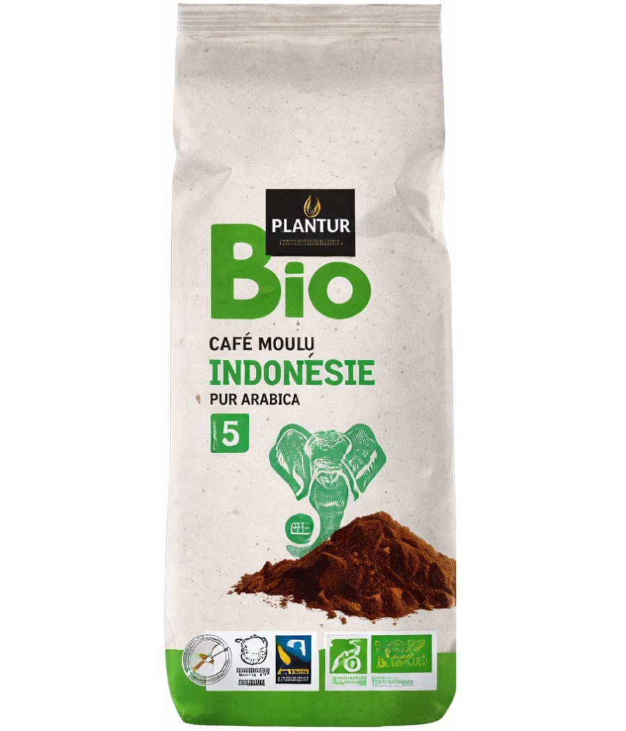CAFE MOULU INDONESIE BIO PLANTEUR DES TROPIQUES 250G