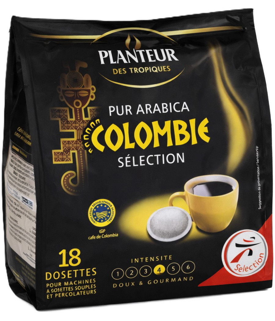 DOSETTES CAFE COLOMBIE PLANTEUR DES TROPIQUES 125G