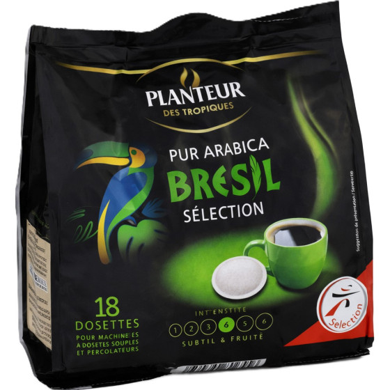 DOSETTES CAFE BRESIL PLANTEUR DES TROPIQUES 125G