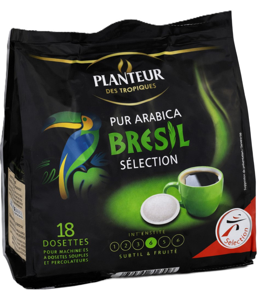 DOSETTES CAFE BRESIL PLANTEUR DES TROPIQUES 125G