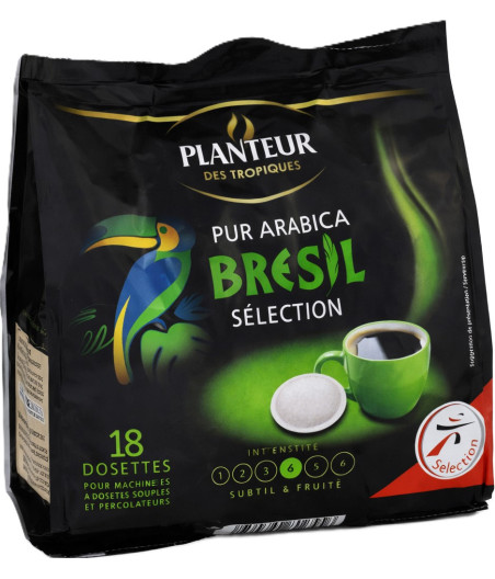 DOSETTES CAFE BRESIL PLANTEUR DES TROPIQUES 125G