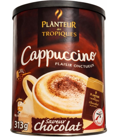 CAPPUCCINO SAVEUR CHOCOLAT PLANTEUR DES TOPIQUES 313G