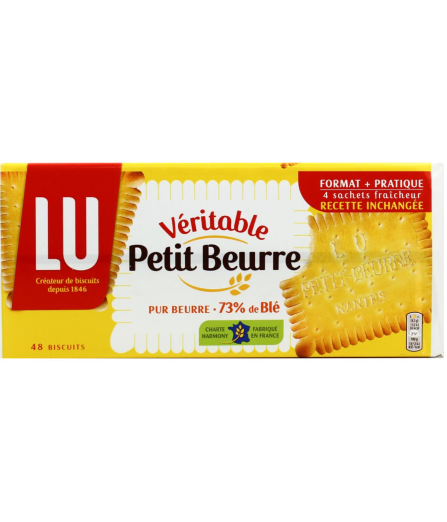 BISCUITS VERITABLE PETIT BEURRE LU 400G