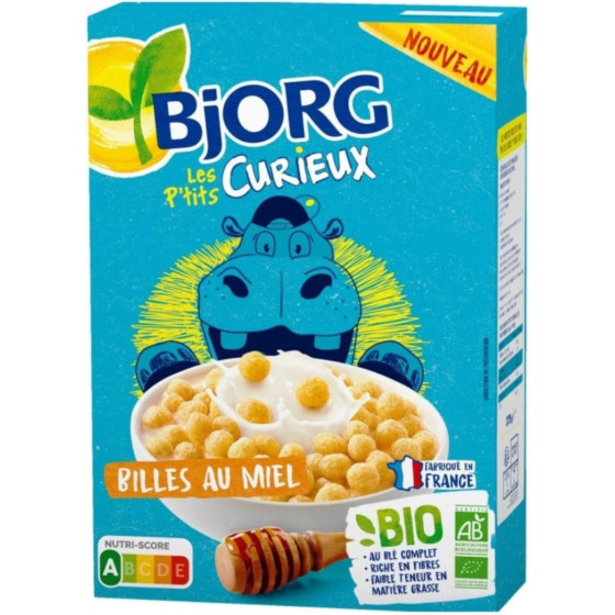 CEREALES BILLES AU MIEL BJORG 375G