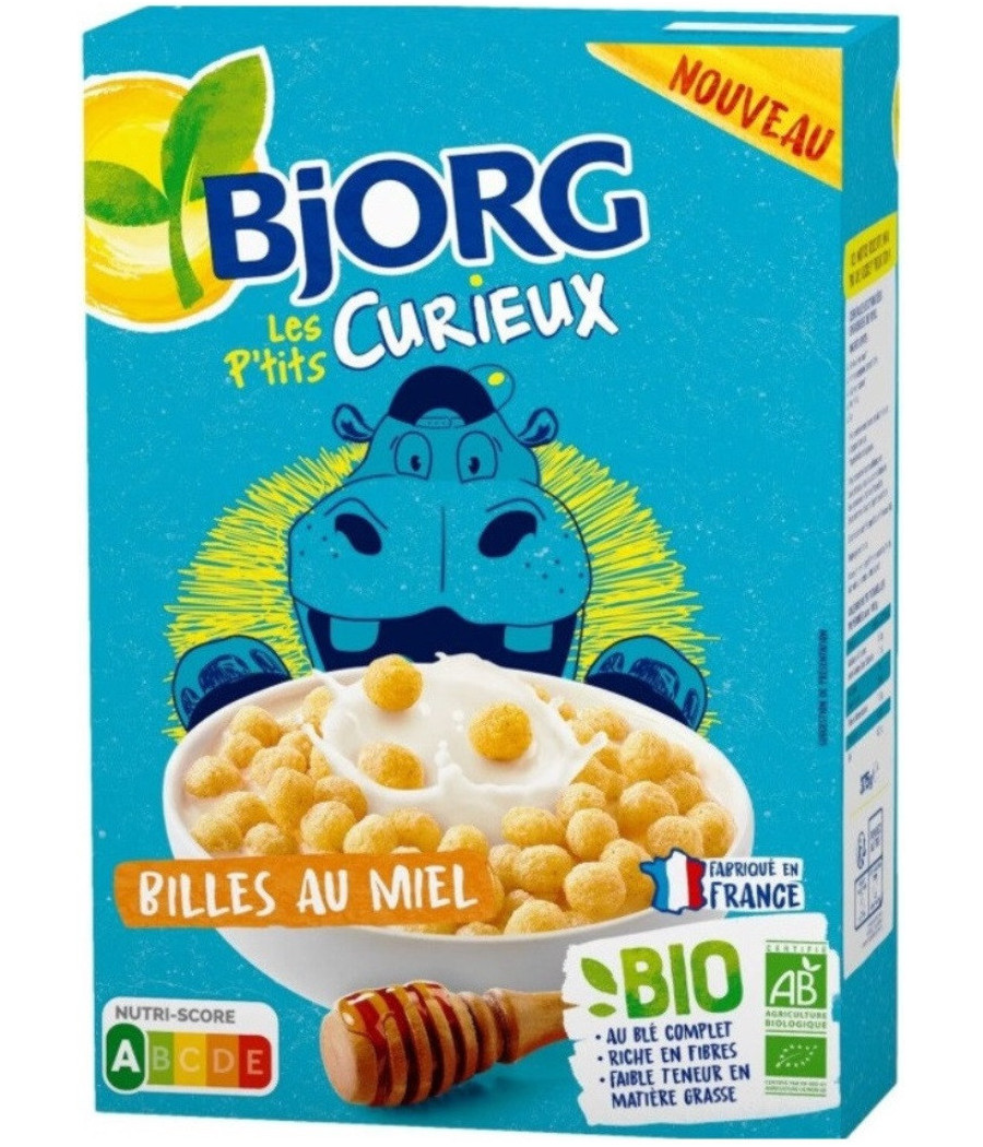 CEREALES BILLES AU MIEL BJORG 375G