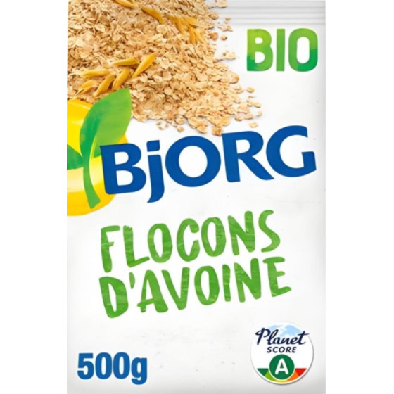 CEREALES FLOCONS D'AVOINE BIO BJORG 500G