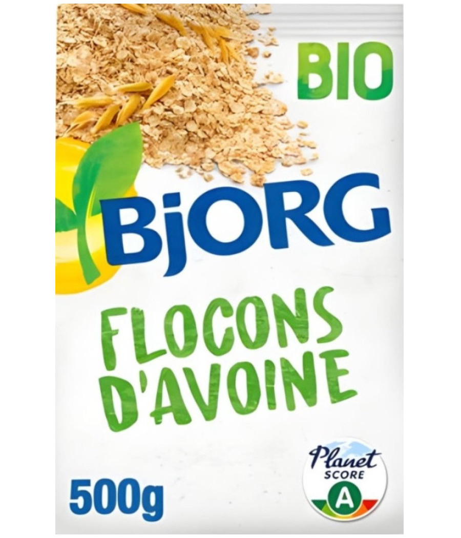 CEREALES FLOCONS D'AVOINE BIO BJORG 500G