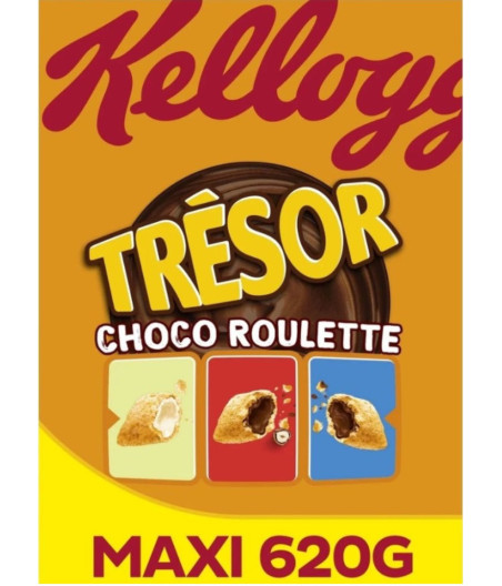 CEREALES TRESOR CHOCO ROULETTE KELLOGG'S 620G