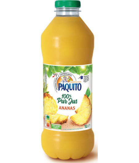 JUS DE FRUITS PAQUITO PUR JUS ANANAS 1L