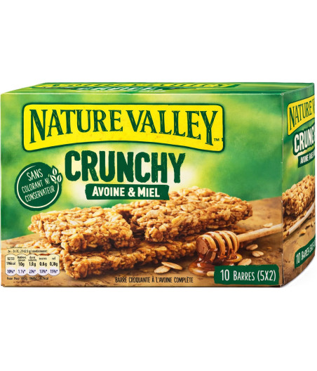 BARRE CRUNCHY AVOINE ET MIEL NATURE VALLEY 42G