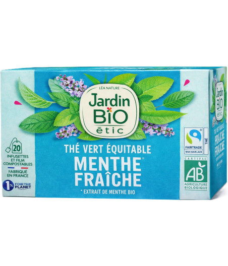 THE VERT MENTHE FRAICHE JARDIN BIO X20 30G