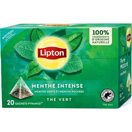 THE VERT MENTHE INTENSE LIPTON X20 32G