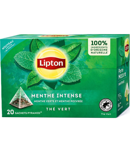 THE VERT MENTHE INTENSE LIPTON X20 32G