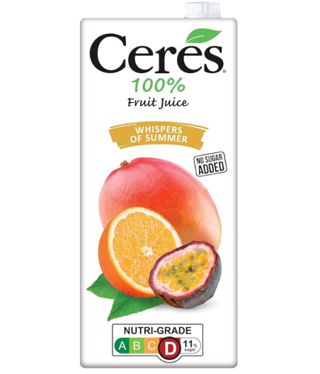 JUS DE FRUITS CERES MULTI-FRUITS  JUICE WHISPERS OF SUMMER 1L