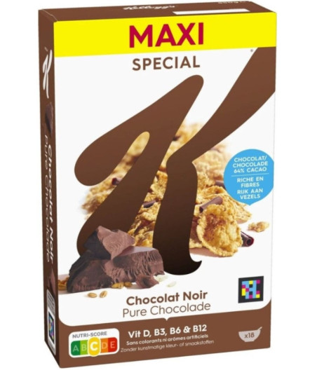 CEREALES SPECIAL K CHOCOLAT NOIR KELLOGG'S 550G