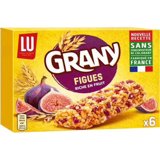 BARRES CEREALES GRANY A LA FIGUE LU 125G