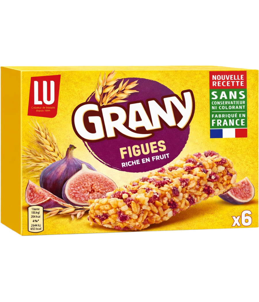 BARRES CEREALES GRANY A LA FIGUE LU 125G