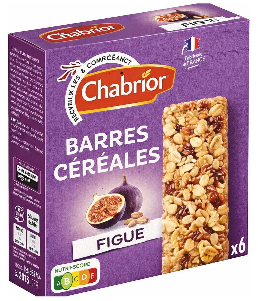 BARRES DE CEREALES FIGUE CHABRIOR 126G