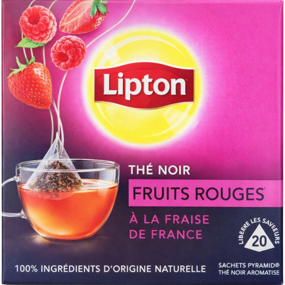 THE NOIR AUX FRUITS ROUGES LIPTON 30G