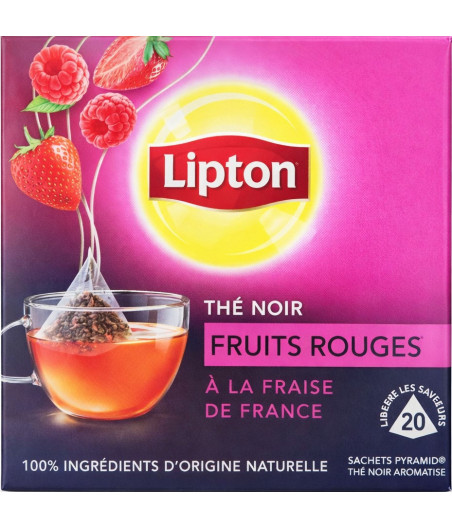 THE NOIR AUX FRUITS ROUGES LIPTON 30G