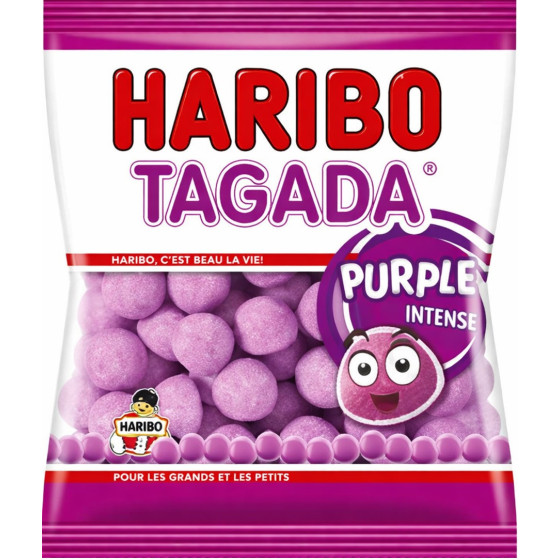 BONBONS TAGADA PURPLE FRUITY HARIBO 288G