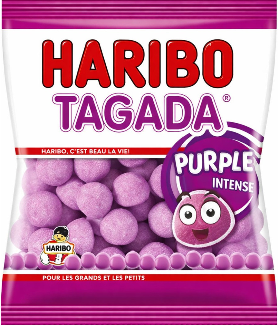 BONBONS TAGADA PURPLE FRUITY HARIBO 288G