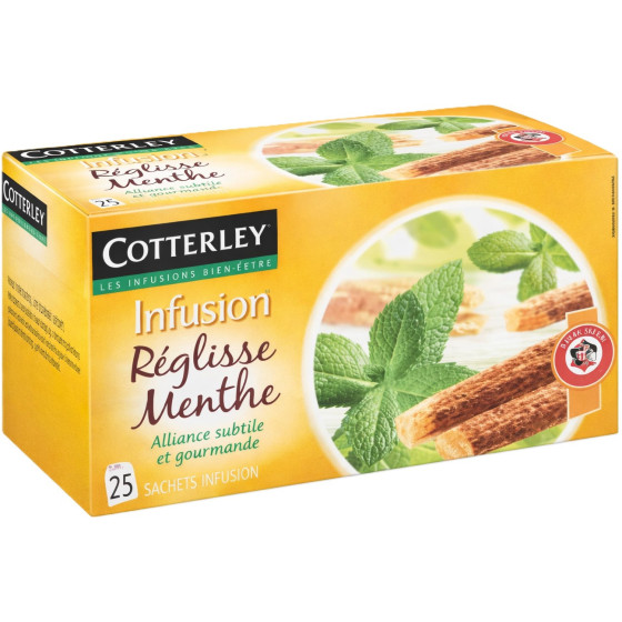 INFUSION REGLISSE MENTHE COTTERLEY 40G