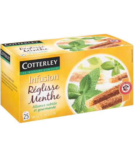 INFUSION REGLISSE MENTHE COTTERLEY 40G