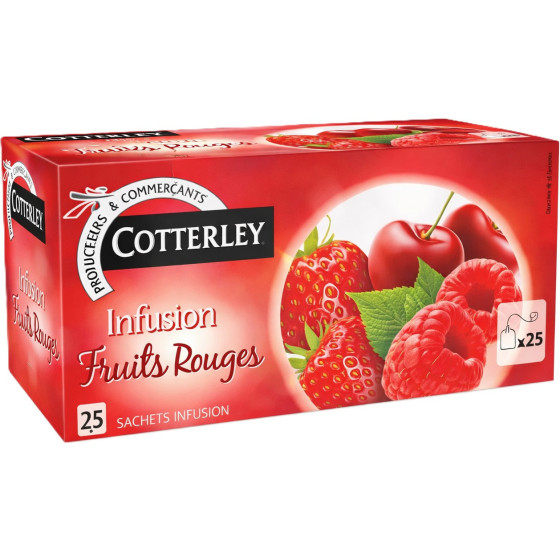 INFUSION  FRUITS ROUGES COTTERLEY 40G