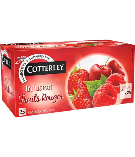 INFUSION  FRUITS ROUGES COTTERLEY 40G