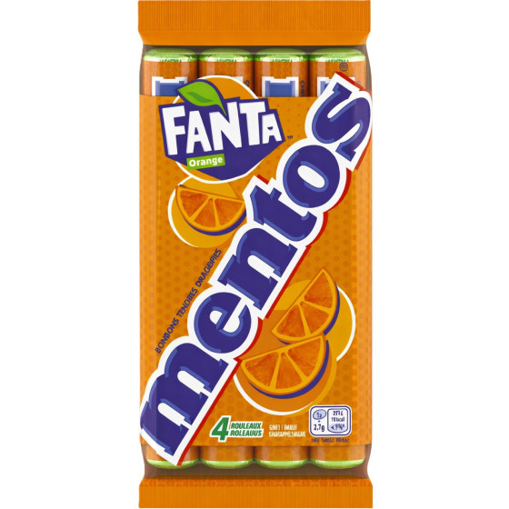 BONBONS FANTA ORANGE MENTOS 150G