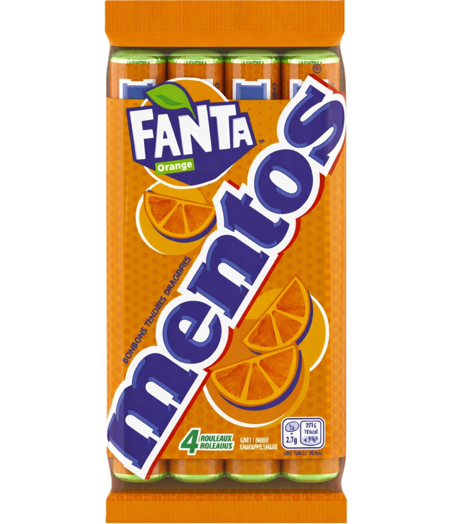 BONBONS FANTA ORANGE MENTOS 150G